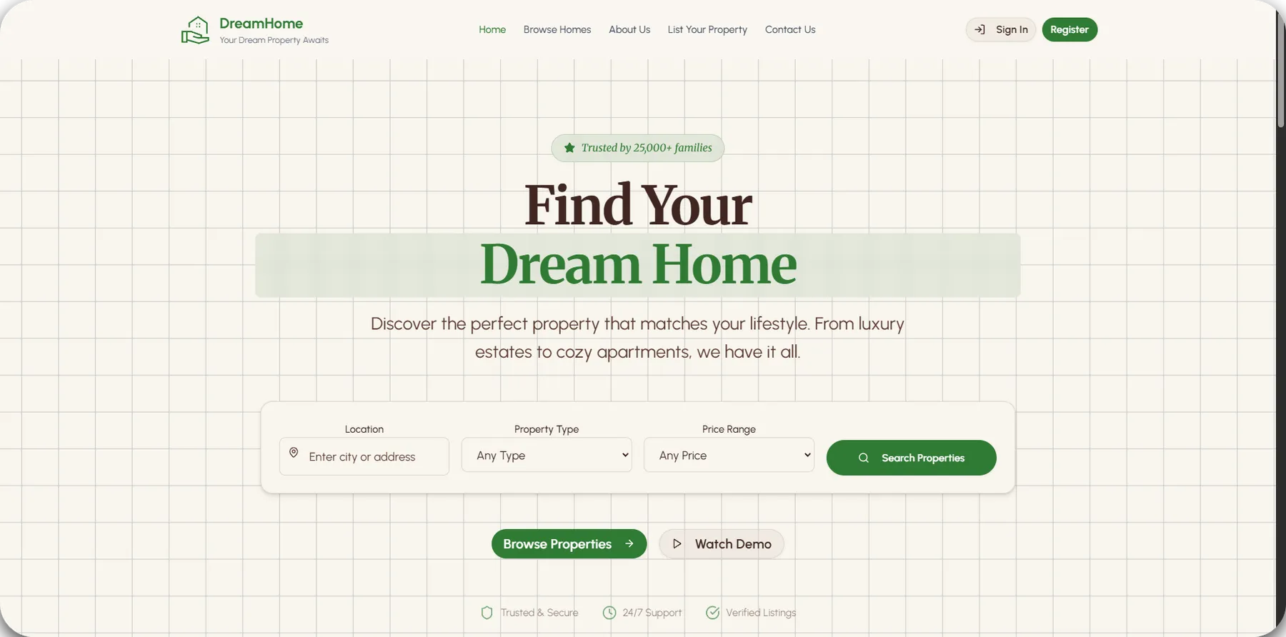 Dream Home Template